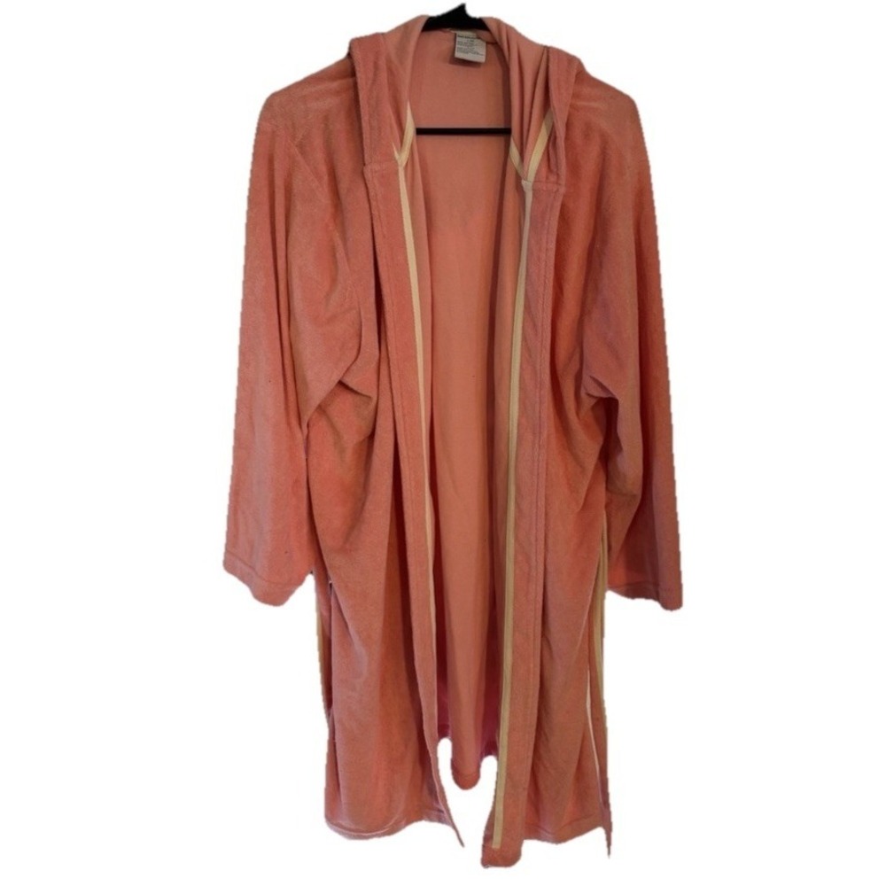 Bath & Body Works Plush Pink Women's Spa Robe With Hood Size L/XL